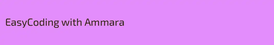 EasyCoding with Ammara